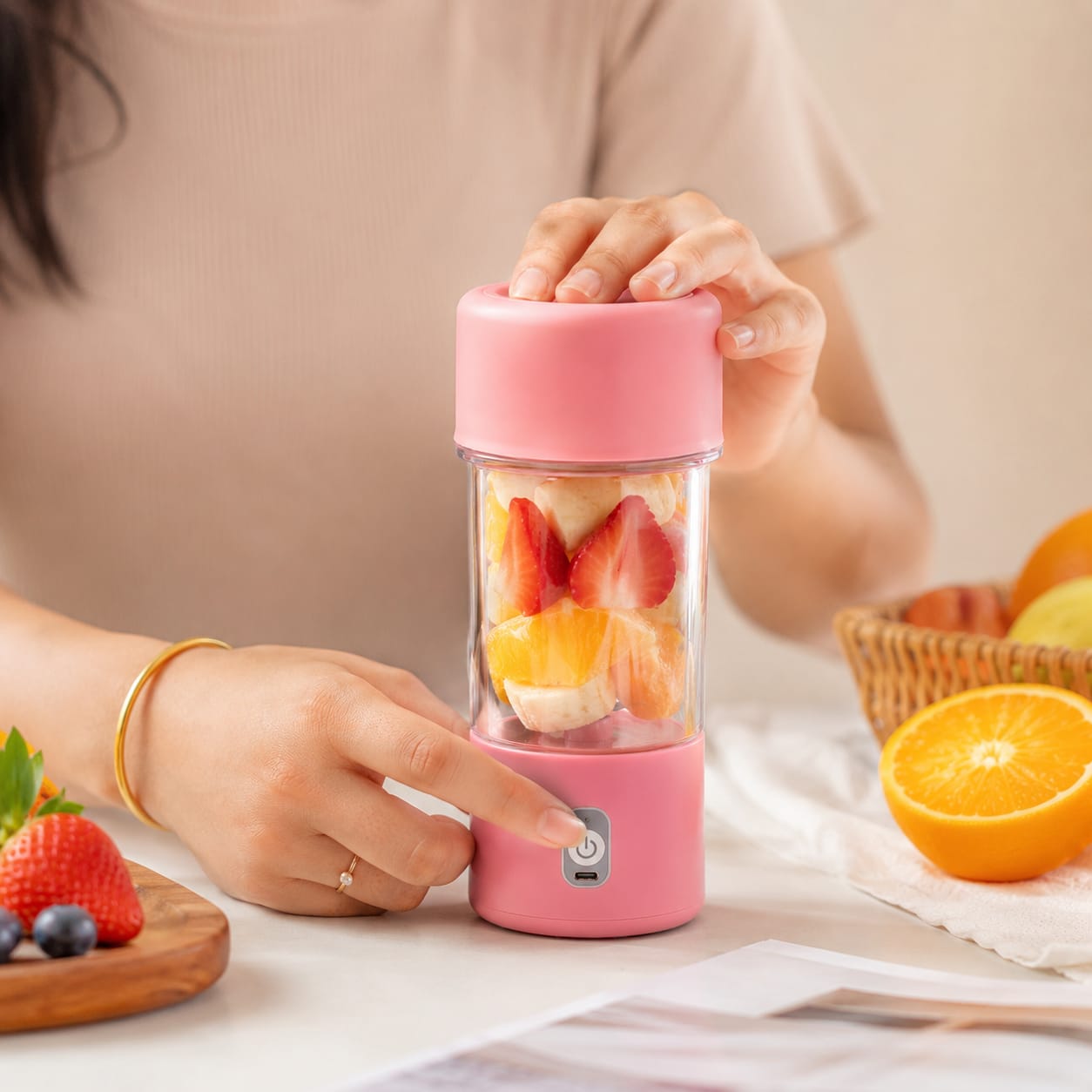 SIPZO Portable Blender for Shakes, Smoothies & Fresh Juice